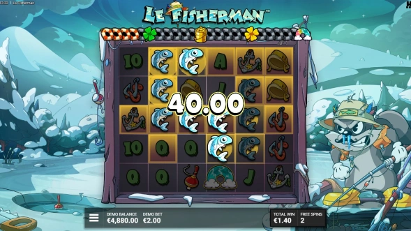 Le Fisherman Slot On Thin Ice Gameplay.